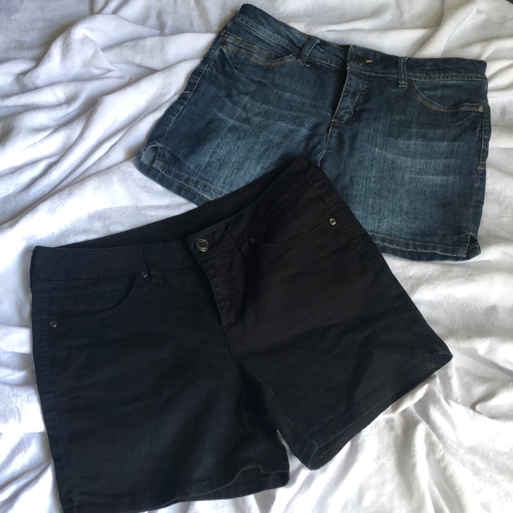 Faded Glory Denim Shorts - TWO PAIR!